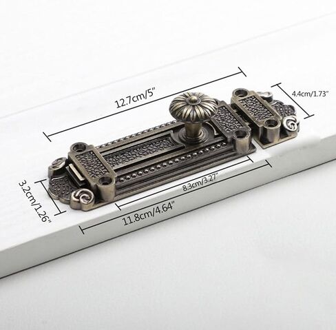 أقفال الأبواب والمزالج الثقيلة الصلبة الثخنة براميل قفل قفل مزلاج شريحة الأمن (الزنجار الأخضر) in Kuwait