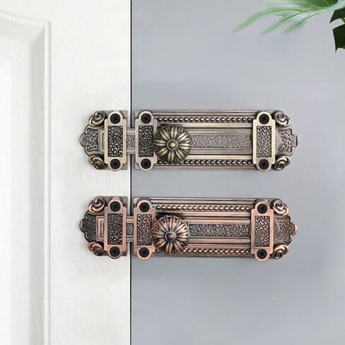 أقفال الأبواب والمزالج الثقيلة الصلبة الثخنة براميل قفل قفل مزلاج شريحة الأمن (الزنجار الأخضر) in Kuwait