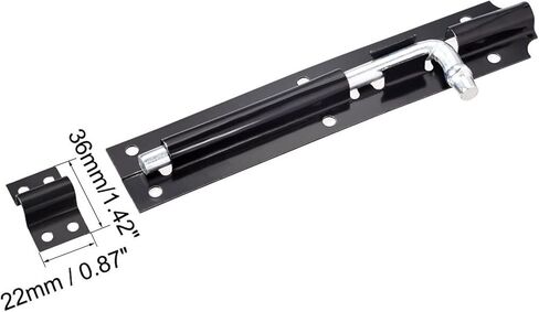 أقفال الأبواب والمزالج قفل مزلاج شريحة الأبواب ، برميل أمن الحديد بالأسود in Kuwait