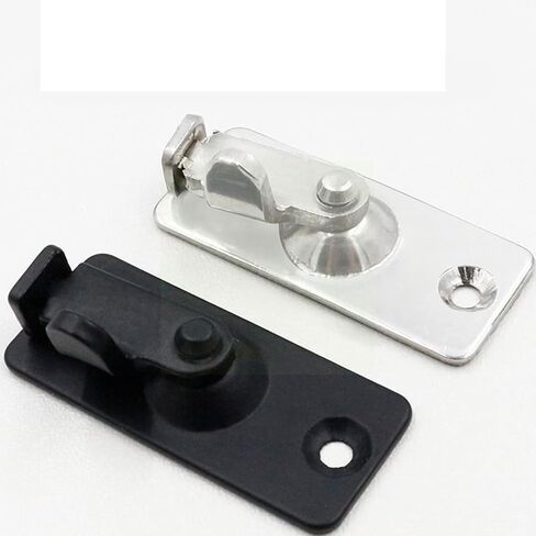 أقفال الأبواب والمزالج اليمنى زاوية الباب مزاح فولاذ الفولاذ الأيمن زاوية الباب باب الباب قفل باب الحمام نافذة منزلق (أسود) in Kuwait