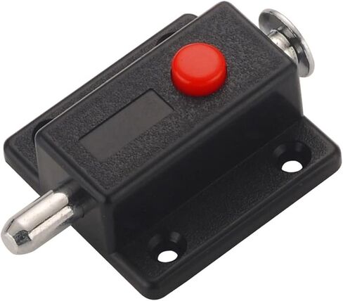 قفلات الأبواب ومزالج البراغي قفل مزلاج لباب نافذة خزانة خزانة خزانة خزانة المنزل الأجهزة الأثاث السلامة السلامة الأثاث (أسود) in Kuwait