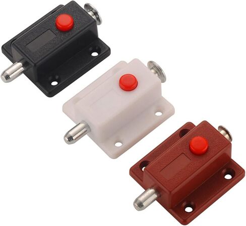 قفلات الأبواب ومزالج البراغي قفل مزلاج لباب نافذة خزانة خزانة خزانة خزانة المنزل الأجهزة الأثاث السلامة السلامة الأثاث (أسود) in Kuwait