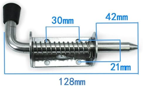 قفل قفل المزلاج محملة أمن المعادن براميل المزلاج نغمة فضية نغمة الزنبرك مدسبة الباب خزانة الباب المفصلات الأجهزة in Kuwait