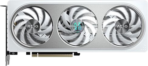 GIGABYTE GeForce RTX 4060 Ti AERO OC 16G Graphics Card, 3X WINDFORCE Fans, 16GB 128-bit GDDR6, GV-N406TAERO OC-16GD Video Card in Saudi Arabia
