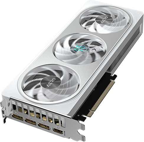 GIGABYTE GeForce RTX 4060 Ti AERO OC 16G Graphics Card, 3X WINDFORCE Fans, 16GB 128-bit GDDR6, GV-N406TAERO OC-16GD Video Card in Saudi Arabia