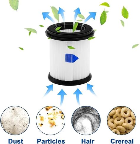 6pcs مرشح HEPA مع استبدال مرشح الشبكة لـ Inse N5S S6T S6P Pro Cordless Vacuum Prase Parts in Kuwait