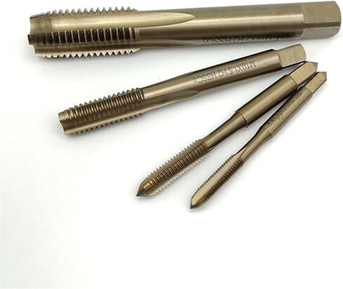 Left Hand Screw Thread Tap Drill Bits Straight Flute M2-M16 Machine Tap 5Pcs(Color:M3.5x0.6) in Saudi Arabia