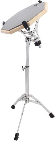 Ktaxon Snare Drum Stand, Tripod Drum Pad Rack Double Braced Height Adjustable 19" to 22", Suitable for Drums and Pads Under 15 Inches, Lightweight Holder for Home Practice and Concert Live in Kuwait