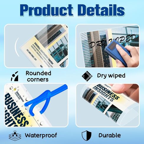 100 Pack 5 Mil Laminating Pouch with Clear Loop 2 1/2" x 4 1/4" Luggage Tag Laminating Pouches with Slot Hole Thermal Laminate Pouch Tags Kit Resealable for Work Permits Pass Cards Student ID Cards in Saudi Arabia