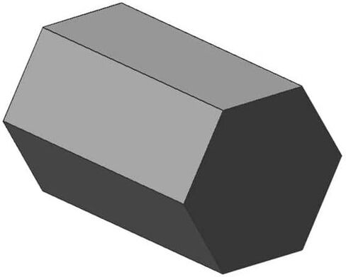 Carbon Steel Hex Bar, 12 in L, 3/4 in W, Mfr: 18H.75-12-A in Saudi Arabia