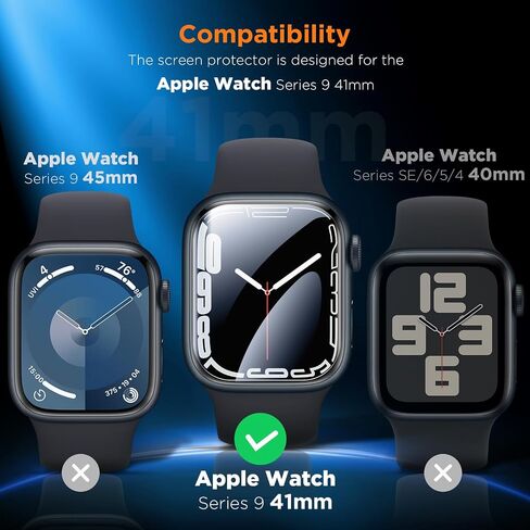 LK 6 Pack Screen Protector Compatible for Apple Watch Series 6 5 4 44mm and Apple Watch Series 3 2 1 42mm, Self-Healing, Max Coverage, Advanced TPU Material, Bubble Free for iWatch 44mm&42mm in Saudi Arabia