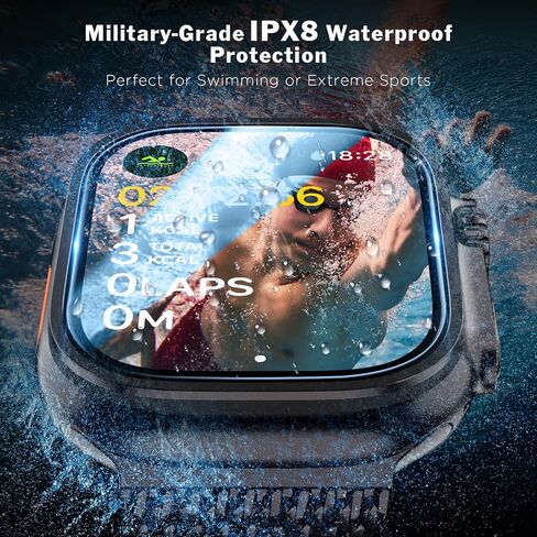 LK 6 Pack Screen Protector Compatible for Apple Watch Series 6 5 4 44mm and Apple Watch Series 3 2 1 42mm, Self-Healing, Max Coverage, Advanced TPU Material, Bubble Free for iWatch 44mm&42mm in Saudi Arabia