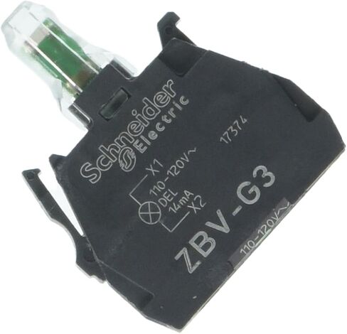 Schneider Electric Light Block ، Harmony XB4 ، Harmony XB5 ، للرأس 22 مم ، LED عالمي ، محطات المشبك المسمار ، 110 ... 120 فولت تيار متردد in Saudi Arabia