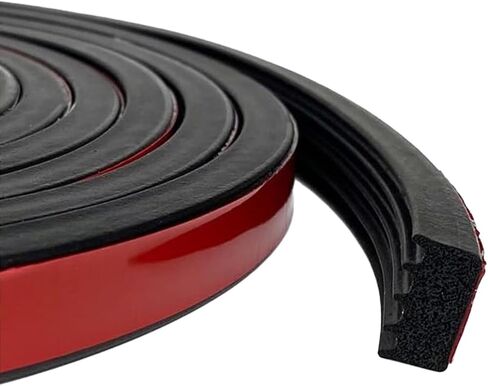 326A0004 Service Kit/Ribbed Bulkhead Seal 3/5 in X 78 in, Ribbed Rectangle Rubber Seal/Self-Adhesive EPDM Foam Rubber with Tape/Ideal Weather Stripping, Fits RV,Boat,Auto,Truck,Marine,Garage Door in Saudi Arabia