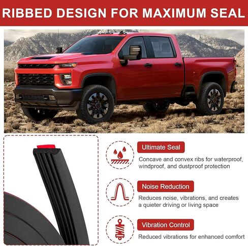 326A0004 Service Kit/Ribbed Bulkhead Seal 3/5 in X 78 in, Ribbed Rectangle Rubber Seal/Self-Adhesive EPDM Foam Rubber with Tape/Ideal Weather Stripping, Fits RV,Boat,Auto,Truck,Marine,Garage Door in Saudi Arabia