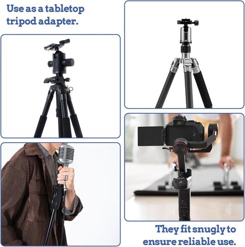 6 PCS Microphone Stand Stand Adapter MIC حامل محول 5/8 "أنثى إلى 3/8" ذكر ، 5/8 "أنثى إلى 1/4" كاميرا سبيكة من الألومنيوم الأسود الذكور تقف محولات لجميع أنواع الحوامل الثلاثية in Saudi Arabia
