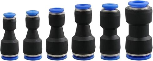 التركيبات الهوائية تركيب موصل بلاستيكي pu pg 4mm-10mm هواء أنبوب خرطوم الماء في موصلات غاز مستقيم 11pcs (PU-8) in Kuwait