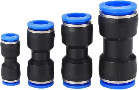 التركيبات الهوائية تركيب موصل بلاستيكي pu pg 4mm-10mm هواء أنبوب خرطوم الماء في موصلات غاز مستقيم 11pcs (PU-8) in Kuwait