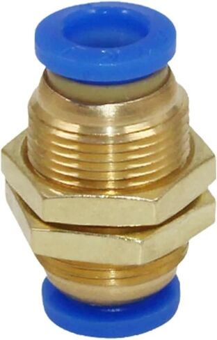 Pneumatic Fittings Pipe Connector Air Quick Release Coupling 4mm-12mm PU PE PV PY HVFF BUC 1Pcs(PU,10MM) in Saudi Arabia