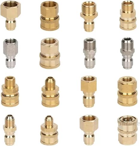 1/4 "3/8" 1/2 "سرعان ما يكون غسالة طاقة الطاقة السريعة اتصال سريع 1PCs (1L2 MALE-G (نحاس)) in Saudi Arabia