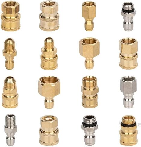1/4 "3/8" 1/2 "سرعان ما يكون غسالة طاقة الطاقة السريعة اتصال سريع 1PCs (1L2 MALE-G (نحاس)) in Saudi Arabia