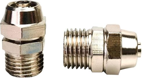 PC Type OD 4/6/8/10/12mm Hose Tube M5/1/8''/ 1/4'' 3/8'' 1/2'' Male Thread Pneumatic 1Pcs(KL-PC6-01) in Saudi Arabia