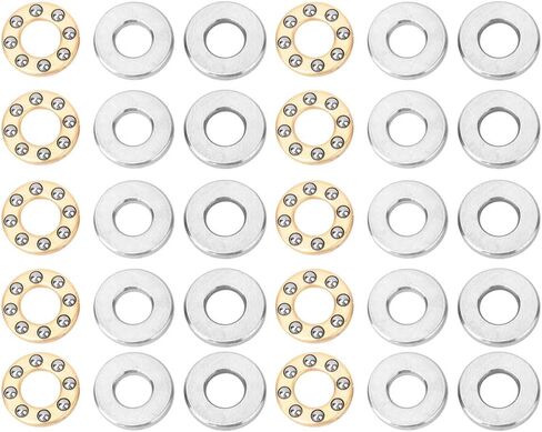 aqxreight 10pcs Thrust B Bea Miniature High Flat Steel Bearings Set 10pcs Thrust B Bea Miniature High Flat Steel Bearings Set Our Bearings Low (F4-10M 4 * 10 * 4mm) in Saudi Arabia
