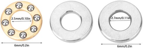 aqxreight 10pcs Thrust B Bea Miniature High Flat Steel Bearings Set 10pcs Thrust B Bea Miniature High Flat Steel Bearings Set Our Bearings Low (F4-10M 4 * 10 * 4mm) in Saudi Arabia