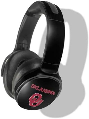 Skinit Skinit Audio Audio Skin متوافق مع Skullcandy Petenue - جامعة أوكلاهوما Sooners Chevron Design مرخصة in Kuwait