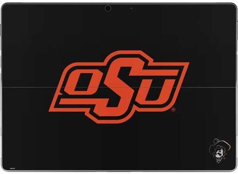Skinit Skinit Tablet Skin Compatible مع Surface Pro 8 - جامعة ولاية أوكلاهوما المرخصة رسميًا OSU Ride EM تصميم رعاة البقر in Saudi Arabia