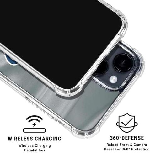 Skinit Clear Phone Case متوافق مع iPhone 15 - تصميم NFL Seattle Seahawks المرخص رسميًا in Saudi Arabia