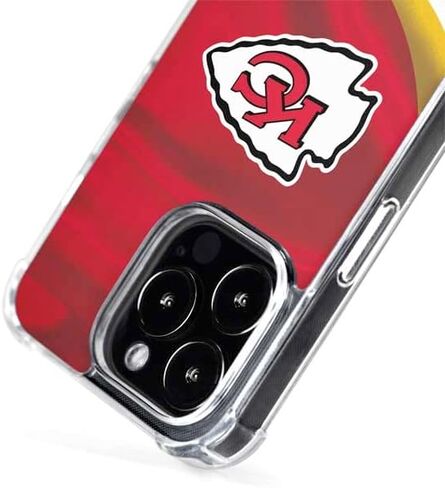 Skinit Phone Case Compatible with MagSafe iPhone 15 Pro Max - Officially Licensed NFL Kansas City Chiefs Design in Saudi Arabia