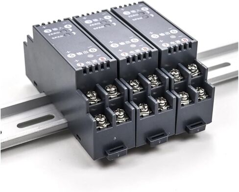 1PCS مقاومة مرسل الإرسال المحتملة الجهد الحالي 4-20MA محول إشارة 25.4x108x47mm (24VDC ، 0-20MA input_0-10v) in Kuwait