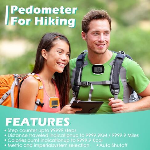 24 Pcs Pedometer for Walking Bulk LCD Step Counter with Calories Burned Portable Accurately Step Tracker for Women Man Adults Jogging Hiking Running Walking in Saudi Arabia