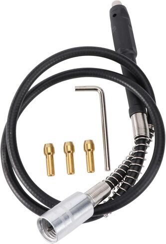 Artibetter 1SET مجموعة إكسسوارات مرنة العمود لنحت ونقش الخشب تشمل محول حفر وحفر لأدوات كهربائية مناسبة لتلميع مهام الطحن والطحن in Saudi Arabia