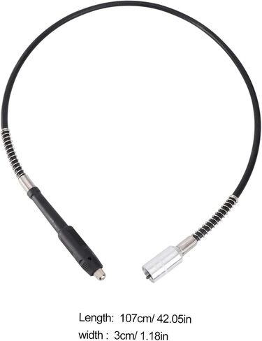 Artibetter 1SET مجموعة إكسسوارات مرنة العمود لنحت ونقش الخشب تشمل محول حفر وحفر لأدوات كهربائية مناسبة لتلميع مهام الطحن والطحن in Saudi Arabia