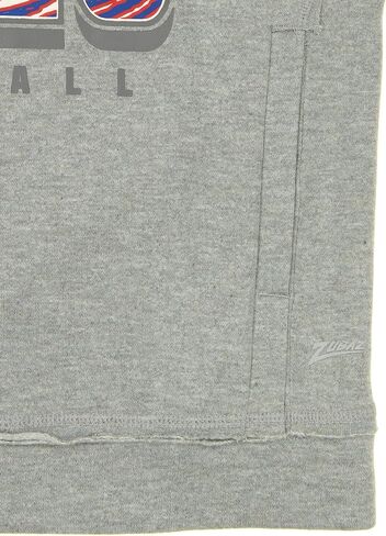 Zubaz NFL Women's Heather Gray Name & Logo Crewneck Sweatshirt w/Jobicets in Saudi Arabia