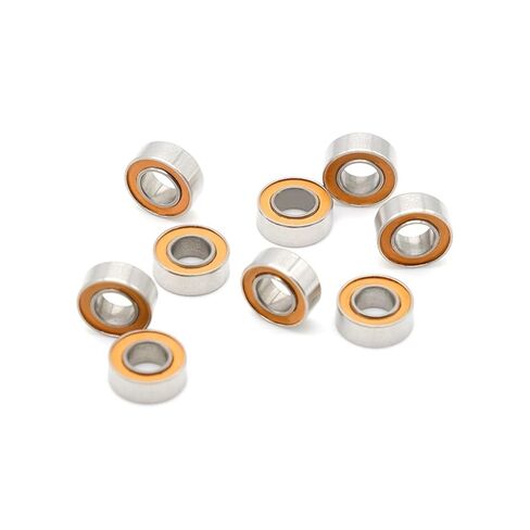 SMR84RS CB 4x8x3 مم من الفولاذ المقاوم للصدأ هجين الكرة المحمل يجلب MR84 SMR84 RS 2RS 5PCS in Kuwait