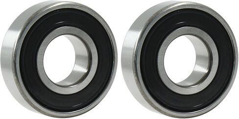 6202 2RS Ball Bearings ، 15mm × 35mm × 11 مم من الصلب ومطاط مزدوج محكم الأوتار محامل أخدود عميق للمحرك in Kuwait