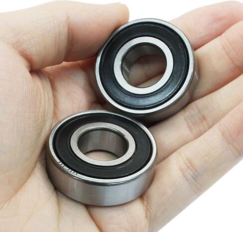 6202 2RS Ball Bearings ، 15mm × 35mm × 11 مم من الصلب ومطاط مزدوج محكم الأوتار محامل أخدود عميق للمحرك in Kuwait