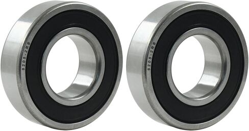 6202 2RS Ball Bearings ، 15mm × 35mm × 11 مم من الصلب ومطاط مزدوج محكم الأوتار محامل أخدود عميق للمحرك in Kuwait