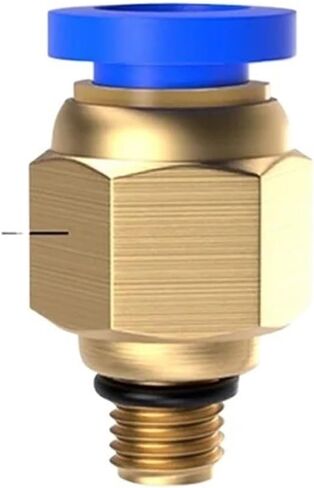 50/100pcs PC Air Pneumatic Fitting 4mm 6mm 8mm 10mm 12mm Thread 1/4 1/2 1/8 3/8 ضغط أنبوب الضغط على 4-M5 6-M5 (PC10-04،50 PCS) in Saudi Arabia