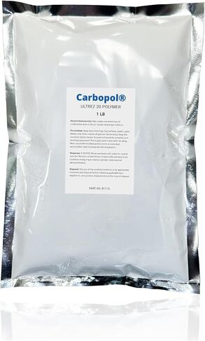 Lubrizol Carbopol® Ultrez 20 Polymer - 4oz | Enhanced Thickening Power, Versatile Formulation Compatibility, Stable and Luxurious Textures, Superior Sensorial Experience, Wide pH Range (4oz) in Saudi Arabia