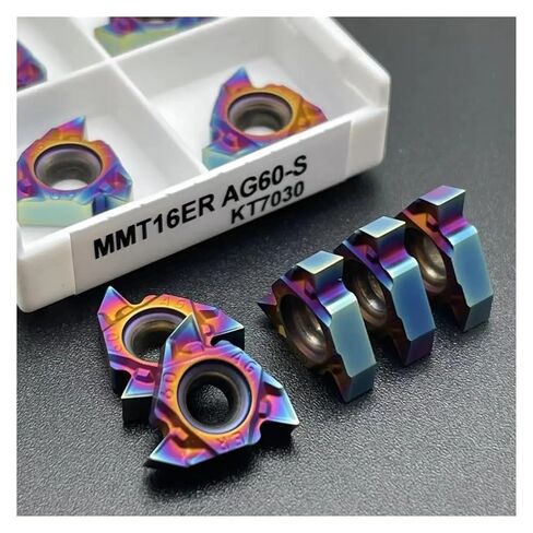 MMT16ER AG60-S MMT16IR AG60-S Nano Blue Thread Insert Carbide Blade CNC Blade 16er 16ir Ag60 (16ir AG60-S KT7030) in Saudi Arabia