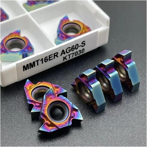 MMT16ER AG60-S MMT16IR AG60-S Nano Blue Thread Insert Carbide Blade CNC Blade 16er 16ir Ag60 (16ir AG60-S KT7030) in Saudi Arabia