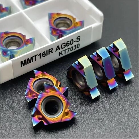 MMT16ER AG60-S MMT16IR AG60-S Nano Blue Thread Insert Carbide Blade CNC Blade 16er 16ir Ag60 (16ir AG60-S KT7030) in Saudi Arabia