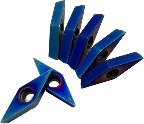 1PC Nano Blue Insert VNMG160404 VCMT160408 KT7030 Stainless Steel Hard Alloy Tool CNC Precision Cutting Turning Tool(VCMT 160408 KT7030) in Saudi Arabia