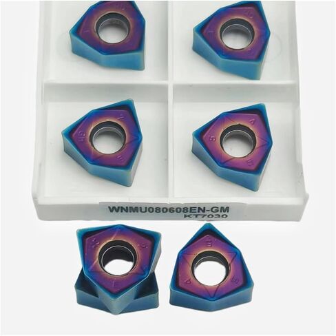 10pcs WNMU080608 Face Milling Inserts WNMU080608EN GM KT7030 Mill Tungsten Carbide Cutter Lathe Turning Tool in Saudi Arabia