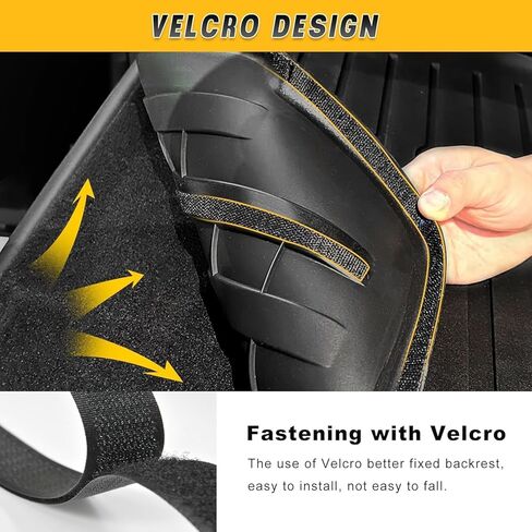 Cargo Liner & Backrest Mat for 2021-2025 Genesis GV80 (Only 5 Seat) : Custom Fit PU Leather Trunk Liner and Backrest Protector - All Weather Waterproof Anti-Slip Easy to Clean Cargo Mat in Kuwait