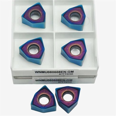 10pcs WNMU080608 Face Milling Inserts WNMU080608EN GM KT7030 Mill Tungsten Carbide Cutter Lathe Turning Tool in Saudi Arabia